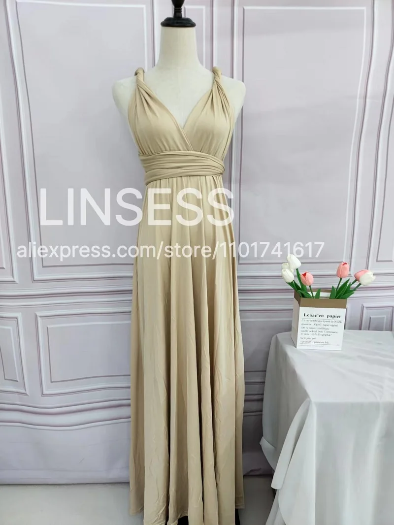 Multiway Maxi Dress Bridesmaid Dress Infinity Cocktail Dress Floor Length Bridesmaid Dress Maxi Dress for Bridesmaid Gifts