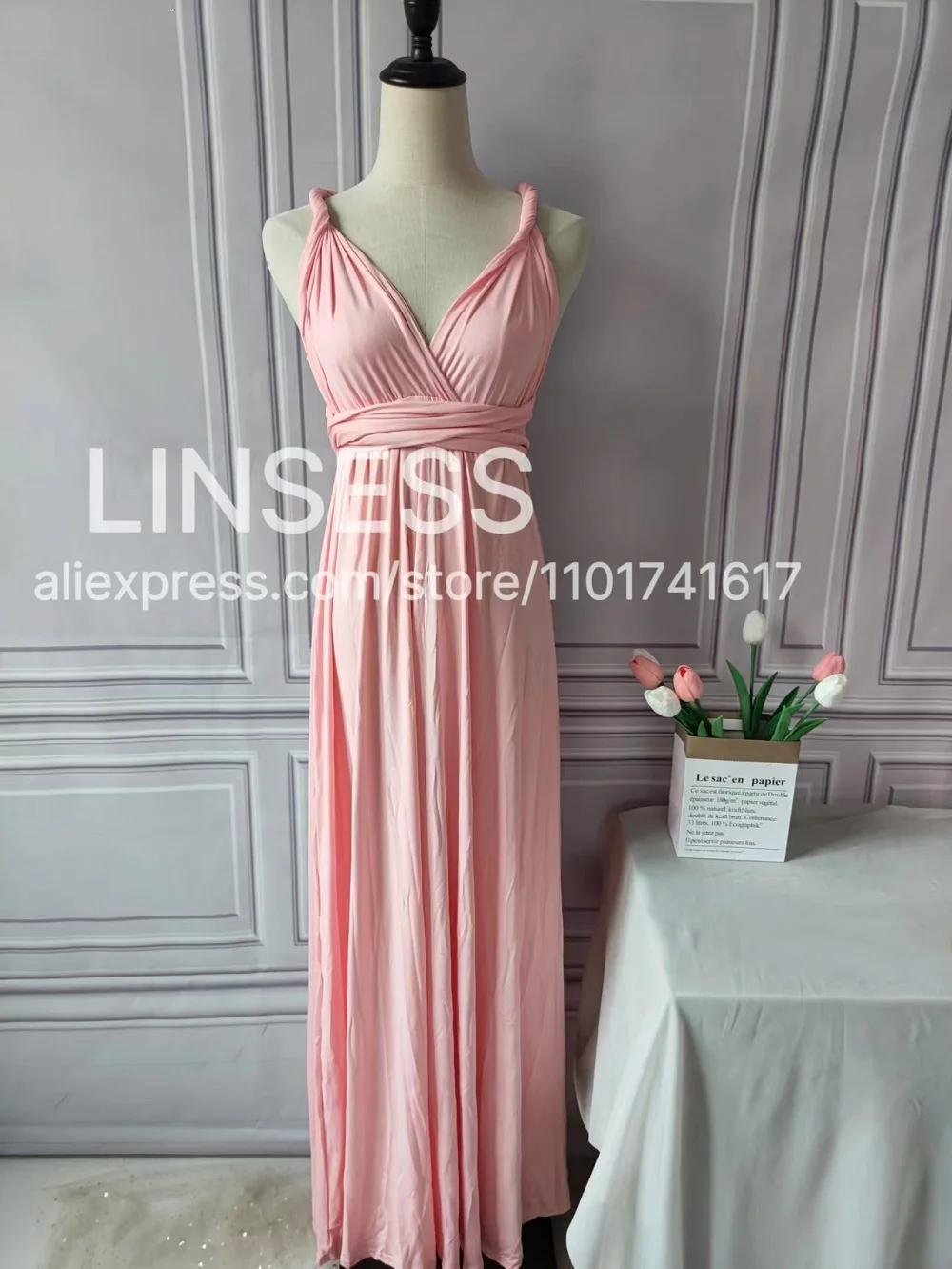 Multiway Maxi Dress Bridesmaid Dress Infinity Cocktail Dress Floor Length Bridesmaid Dress Maxi Dress for Bridesmaid Gifts