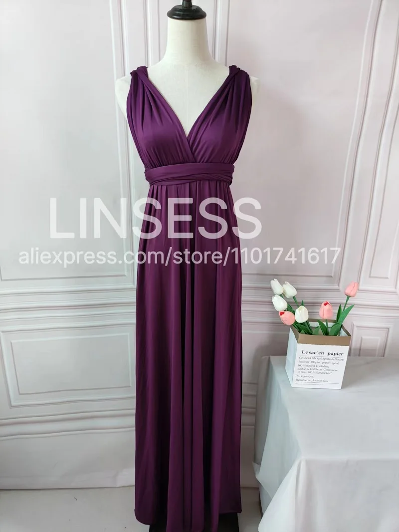 Multiway Maxi Dress Bridesmaid Dress Infinity Cocktail Dress Floor Length Bridesmaid Dress Maxi Dress for Bridesmaid Gifts