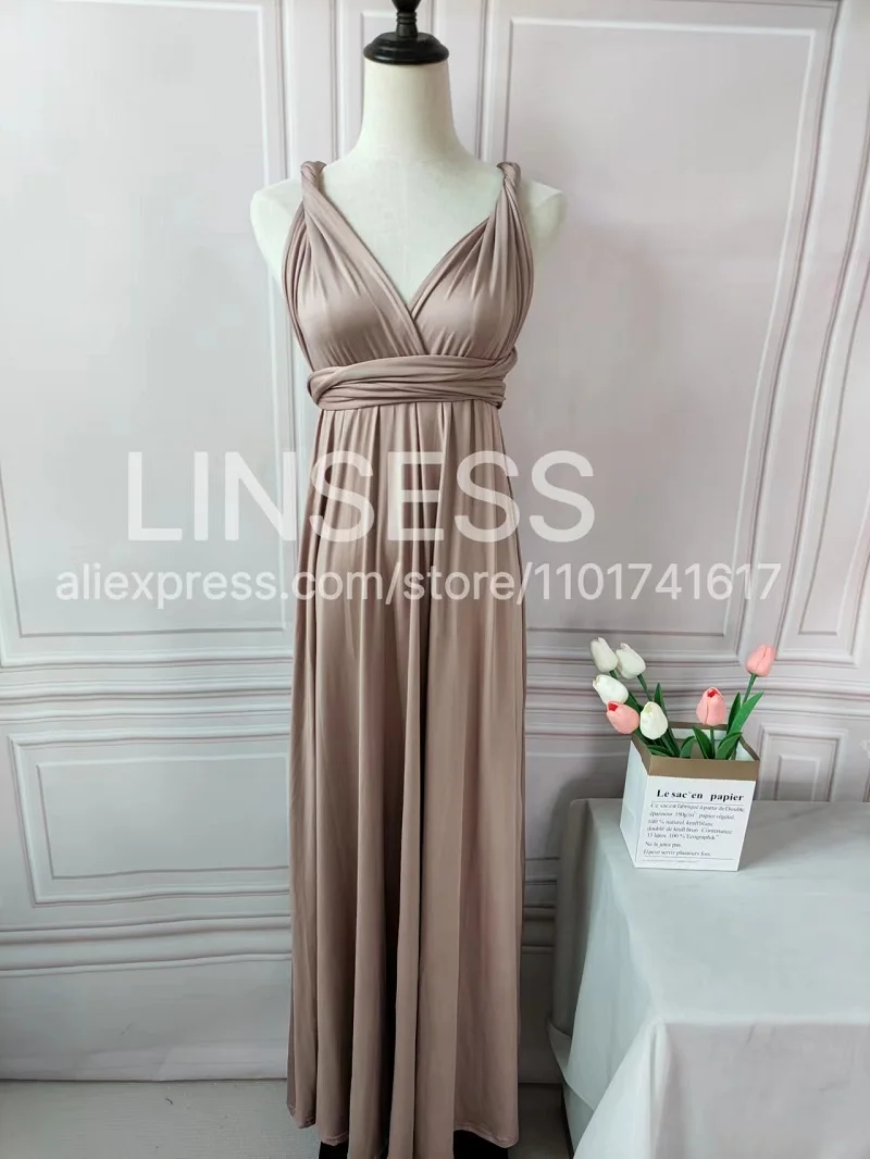 Multiway Maxi Dress Bridesmaid Dress Infinity Cocktail Dress Floor Length Bridesmaid Dress Maxi Dress for Bridesmaid Gifts