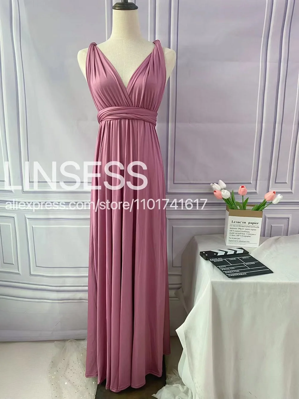 Multiway Maxi Dress Bridesmaid Dress Infinity Cocktail Dress Floor Length Bridesmaid Dress Maxi Dress for Bridesmaid Gifts