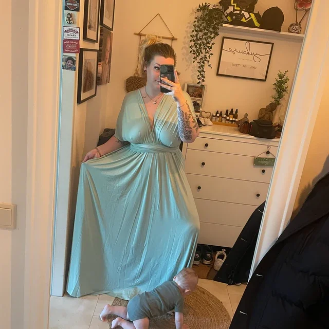 Multiway Maxi Dress Bridesmaid Dress Infinity Cocktail Dress Floor Length Bridesmaid Dress Maxi Dress for Bridesmaid Gifts