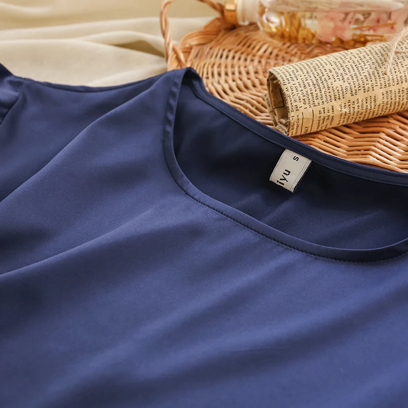 2026 New Spring Autumn Satin Woman T-shirts Vintage Long Sleeve Harajuku Shirts For Women Sexy Tops  Female Clothing