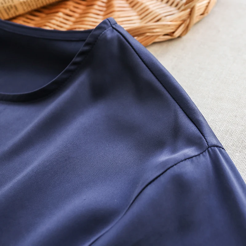 2026 New Spring Autumn Satin Woman T-shirts Vintage Long Sleeve Harajuku Shirts For Women Sexy Tops  Female Clothing