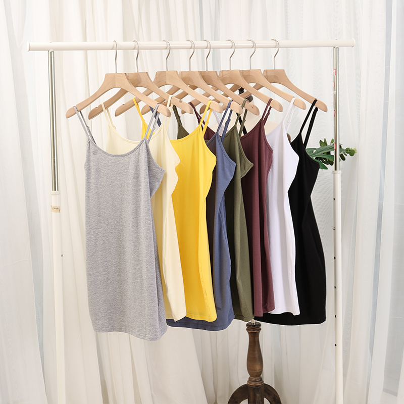 Strechy 94% Cotton Casual Summer Women Tank Top Sexy Fitness Adjustable Strapless Black Bottoming Tops Slim Corset Top Camis