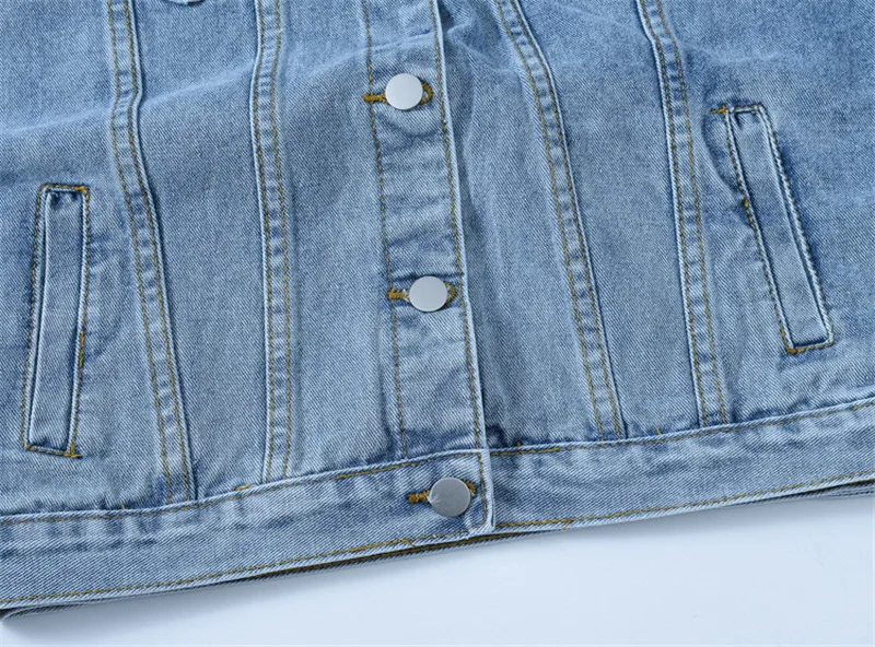 Jeans Jacket Women NEW Spring Coat Vintage Loose Denim Jacket Outerwear Autumn Chic Ladies Jackets S-5XL