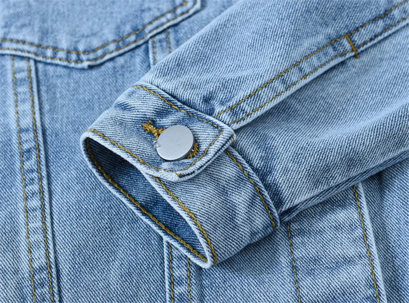 Jeans Jacket Women NEW Spring Coat Vintage Loose Denim Jacket Outerwear Autumn Chic Ladies Jackets S-5XL
