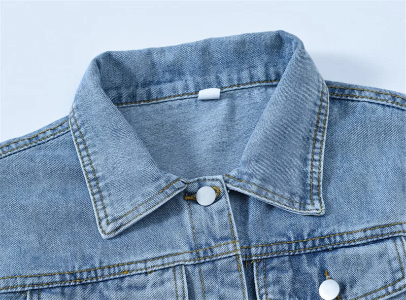 Jeans Jacket Women NEW Spring Coat Vintage Loose Denim Jacket Outerwear Autumn Chic Ladies Jackets S-5XL