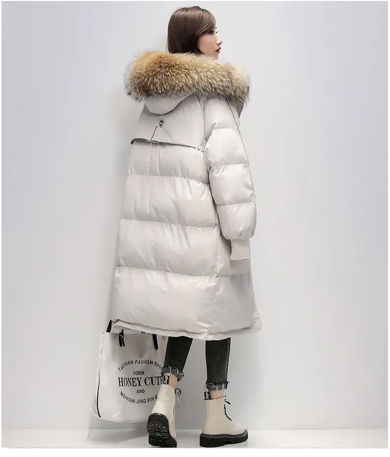 Thicken Coat 2026 New Winter Korean Loose Down Cotton Jacket Female Warm Hooded Parka Overcoat Female Solid Casual Long Coats