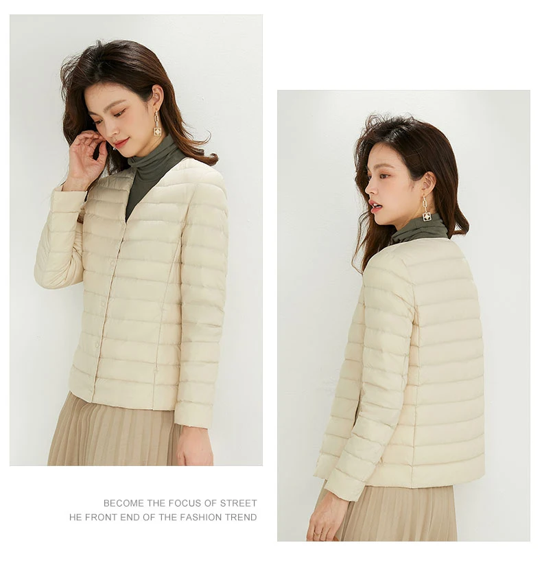 New Autumn Windbreaker 90% Duck Down Matte Fabric Lightweight Coat Ultra Light Women Warm Female Parka Down Jackets Plus Coats