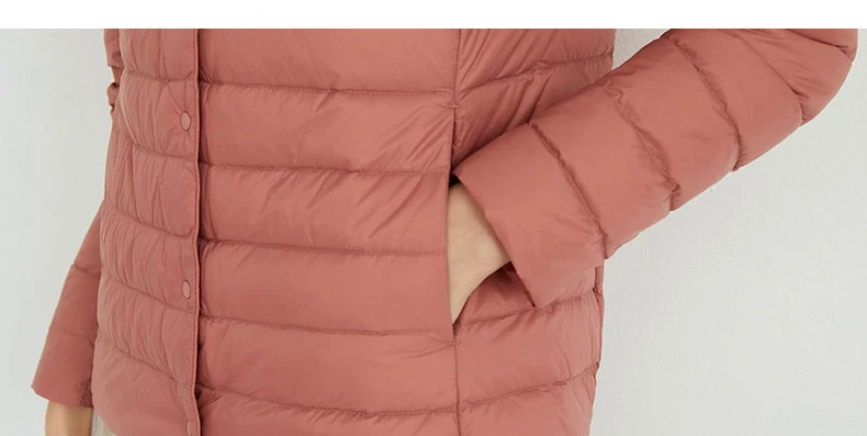 New Autumn Windbreaker 90% Duck Down Matte Fabric Lightweight Coat Ultra Light Women Warm Female Parka Down Jackets Plus Coats