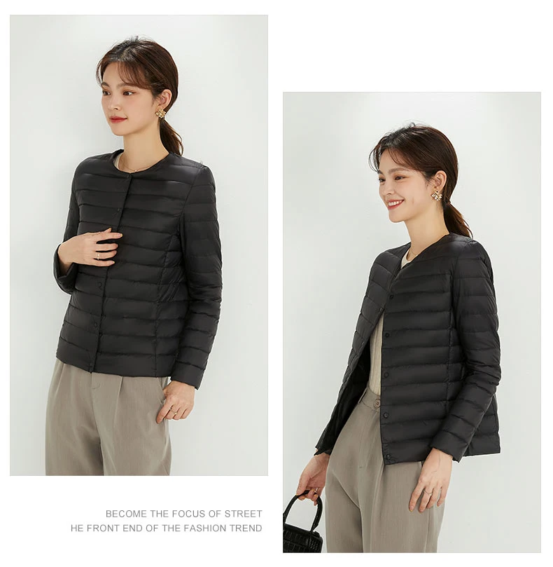 New Autumn Windbreaker 90% Duck Down Matte Fabric Lightweight Coat Ultra Light Women Warm Female Parka Down Jackets Plus Coats