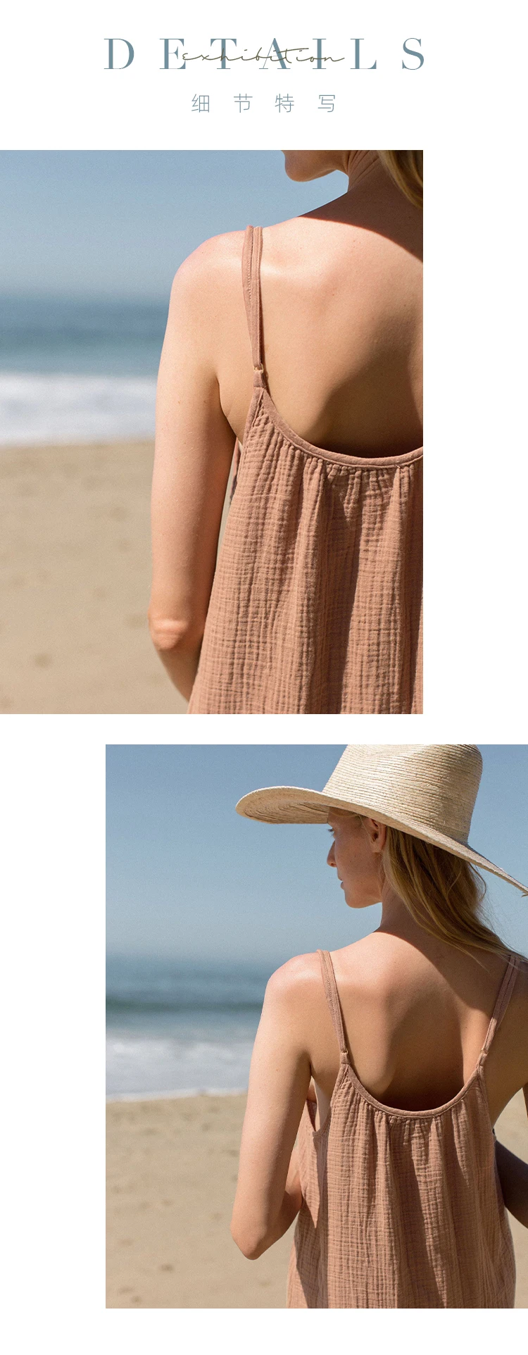 Vintage 100% Cotton Women's Dress Sexy Spaghetti Strap Casual Loose Holiday Beach Long Midi Party Elegant Dresses For Women 2026