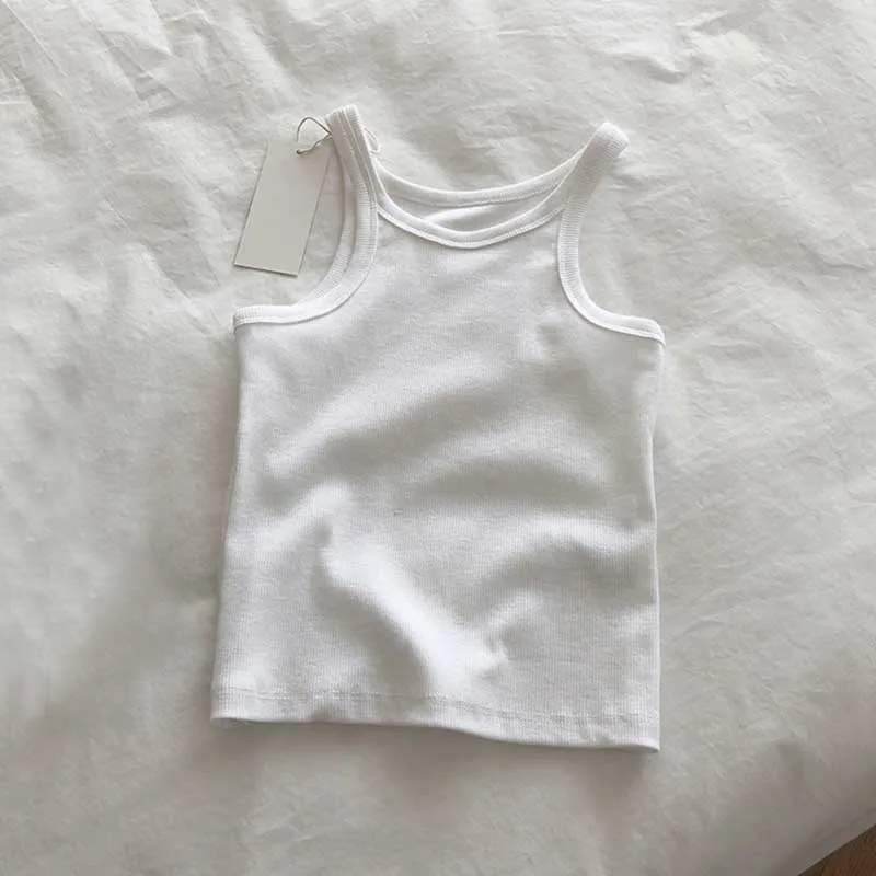 2024 Women Tank Tops Sexy Cropped Top Female Women Summer Camisole Camis Black White Sport Clothes For Women