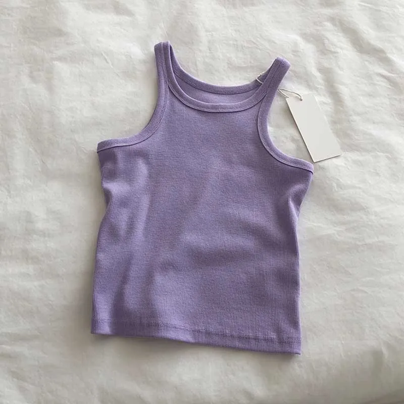 2024 Women Tank Tops Sexy Cropped Top Female Women Summer Camisole Camis Black White Sport Clothes For Women