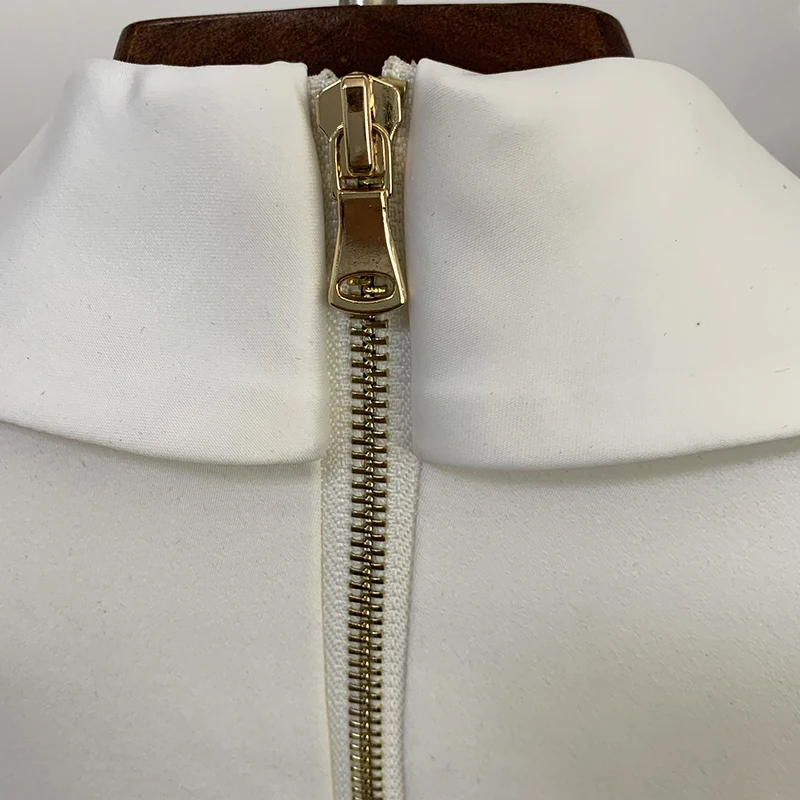 HIGH STREET 2026 New Fashion Designer Blazer Dress Women's Long Sleeve Double Breasted Metal Buttons Satin Notched Collar Dress