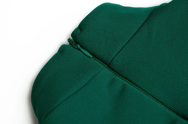 ZJYT Runway Autumn Midi Dresses for Women 2025 Elegant Black Green Vestidos Long Sleeve Straight Party Robe Femme Plus Size XXL