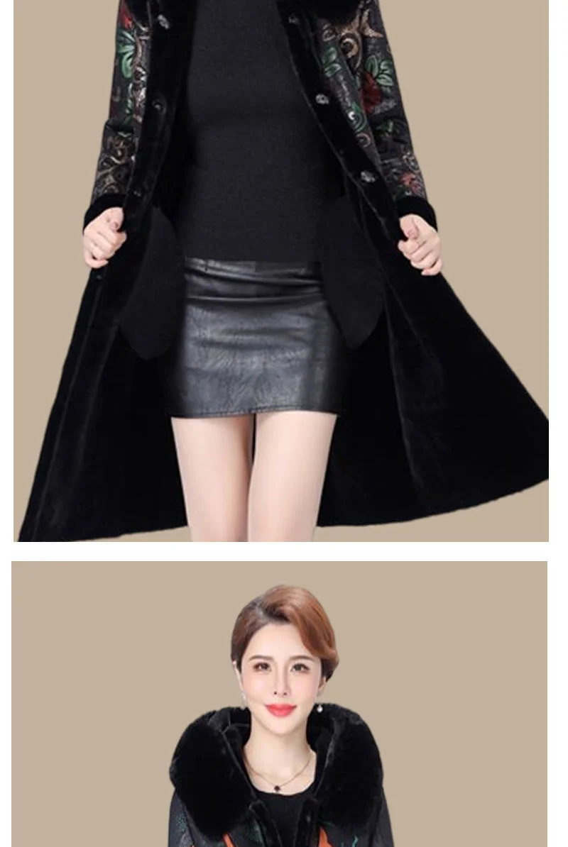 Fur Coat For Women Wearing Both Sides and Fur Integrated Coat 2026 New Loose Mother's Clothing Thickened and Warm Long Coat For