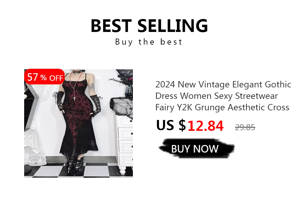 2024 New Retro Gothic Women Punk Elegant Evening Party Dresses Vintage Sexy Slightly See-through Slim Fit Lace Splicing Dress