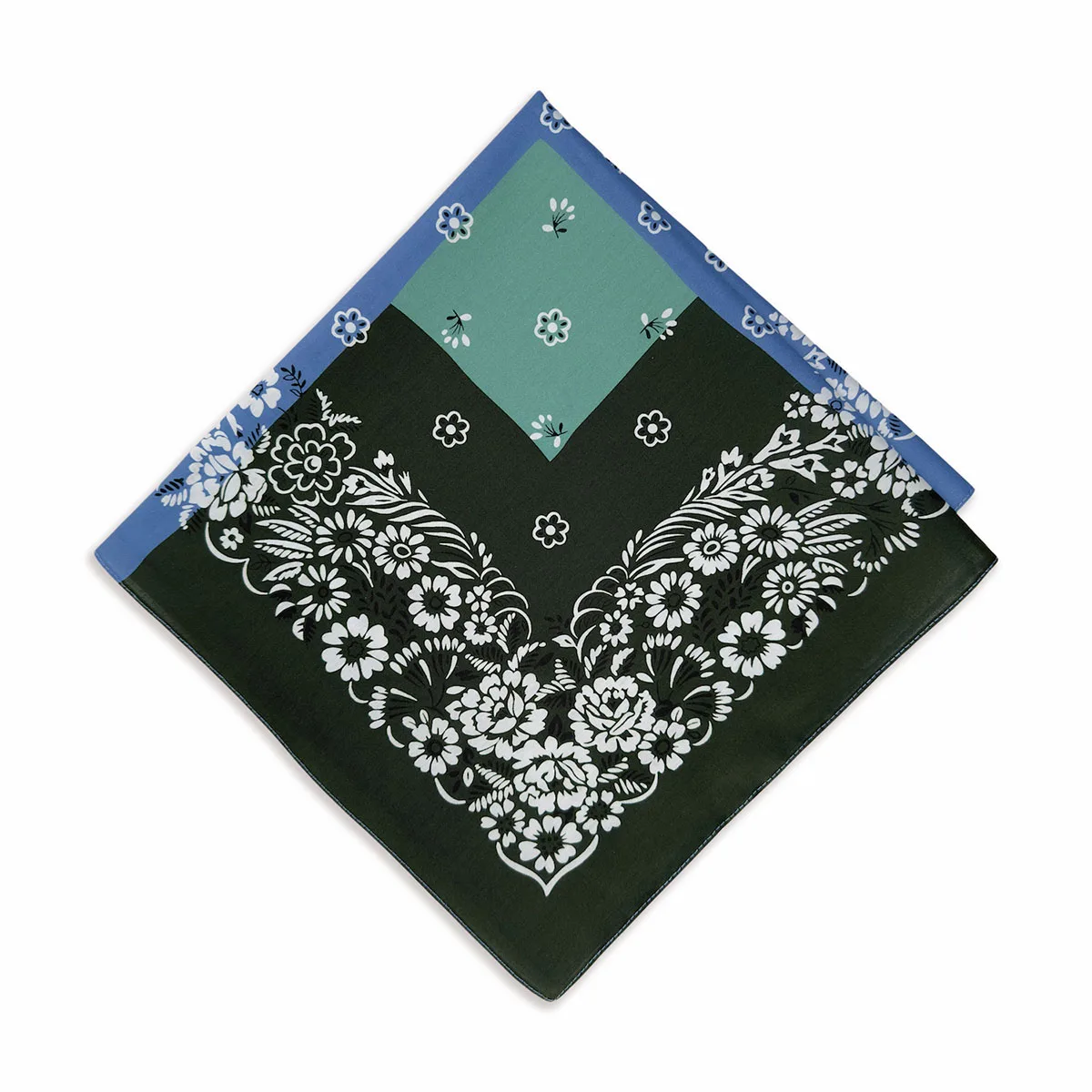 Splicing style Cashew High Quality Hip Hop Cotton Square Scarf Men Bandana Scarf  Headband Paisley Gifts For Boys/Girls