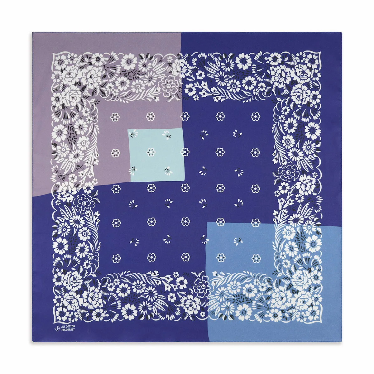 Splicing style Cashew High Quality Hip Hop Cotton Square Scarf Men Bandana Scarf  Headband Paisley Gifts For Boys/Girls
