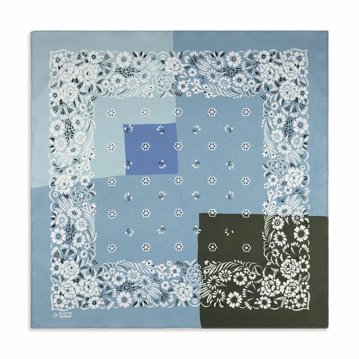 Splicing style Cashew High Quality Hip Hop Cotton Square Scarf Men Bandana Scarf  Headband Paisley Gifts For Boys/Girls