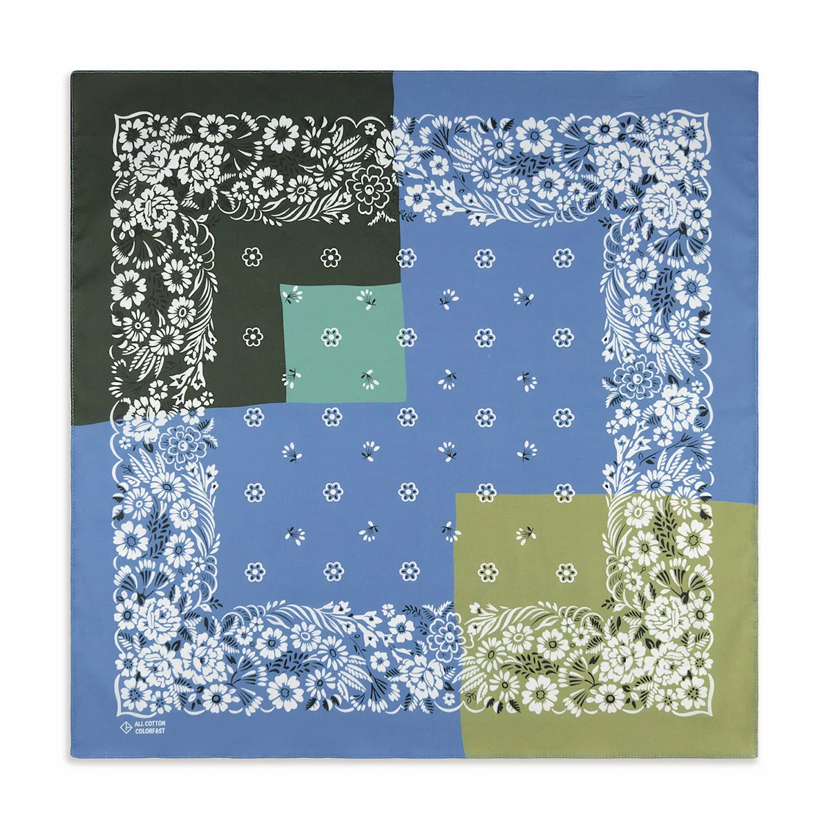 Splicing style Cashew High Quality Hip Hop Cotton Square Scarf Men Bandana Scarf  Headband Paisley Gifts For Boys/Girls