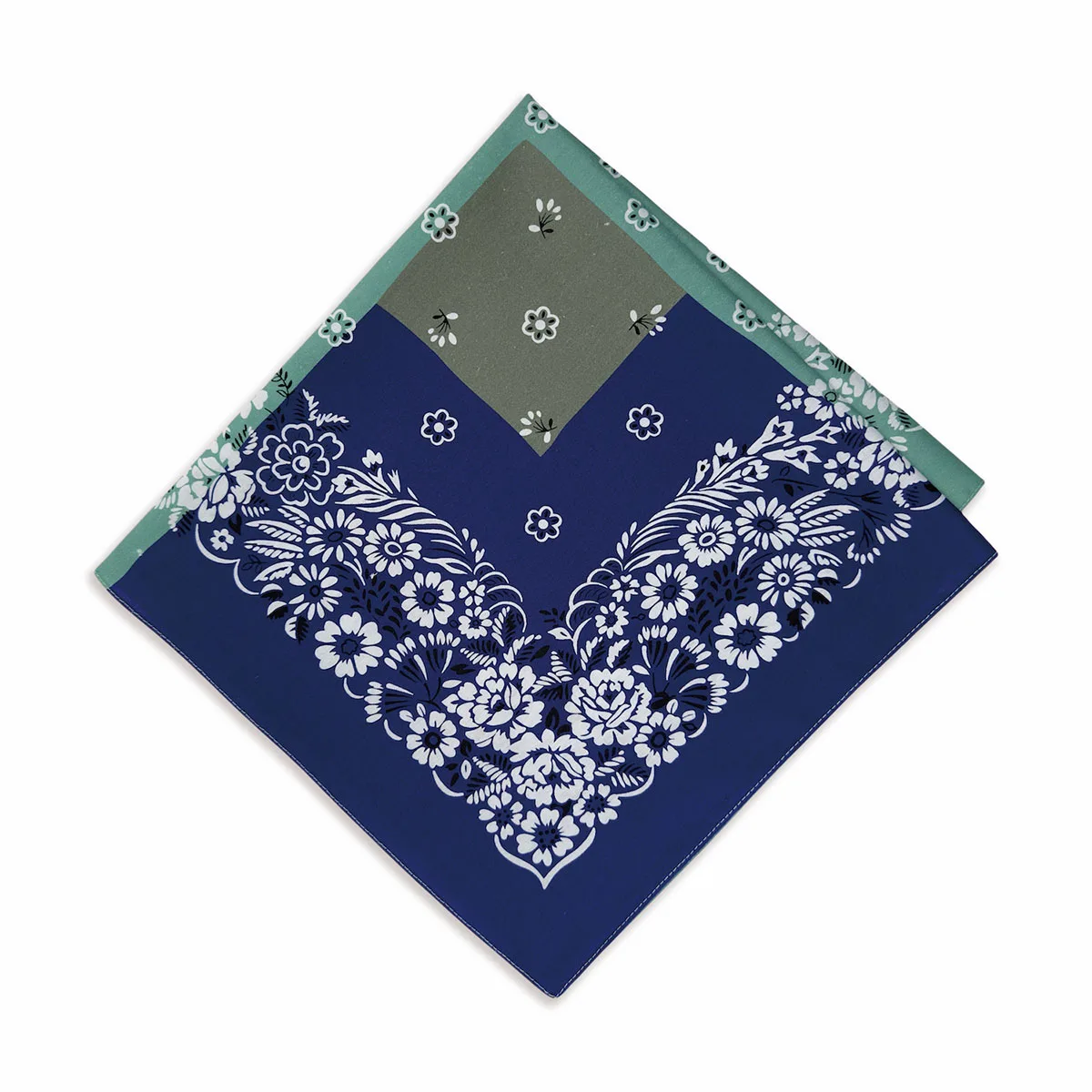 Splicing style Cashew High Quality Hip Hop Cotton Square Scarf Men Bandana Scarf  Headband Paisley Gifts For Boys/Girls
