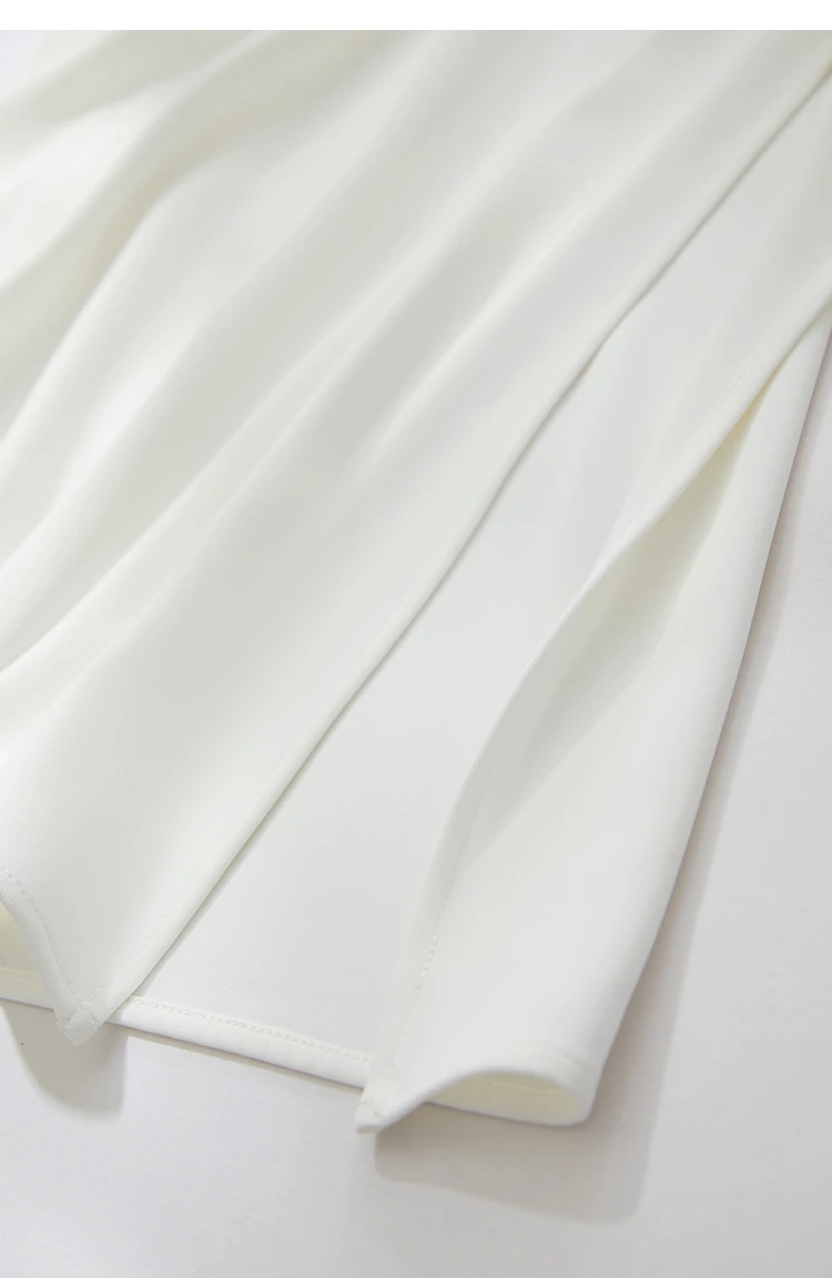 Amii Minimalism 2026 Women Dresses Summer New Vacation Style V-neck Spliced Chiffon Female Sleeveless Loose Dress 12452102