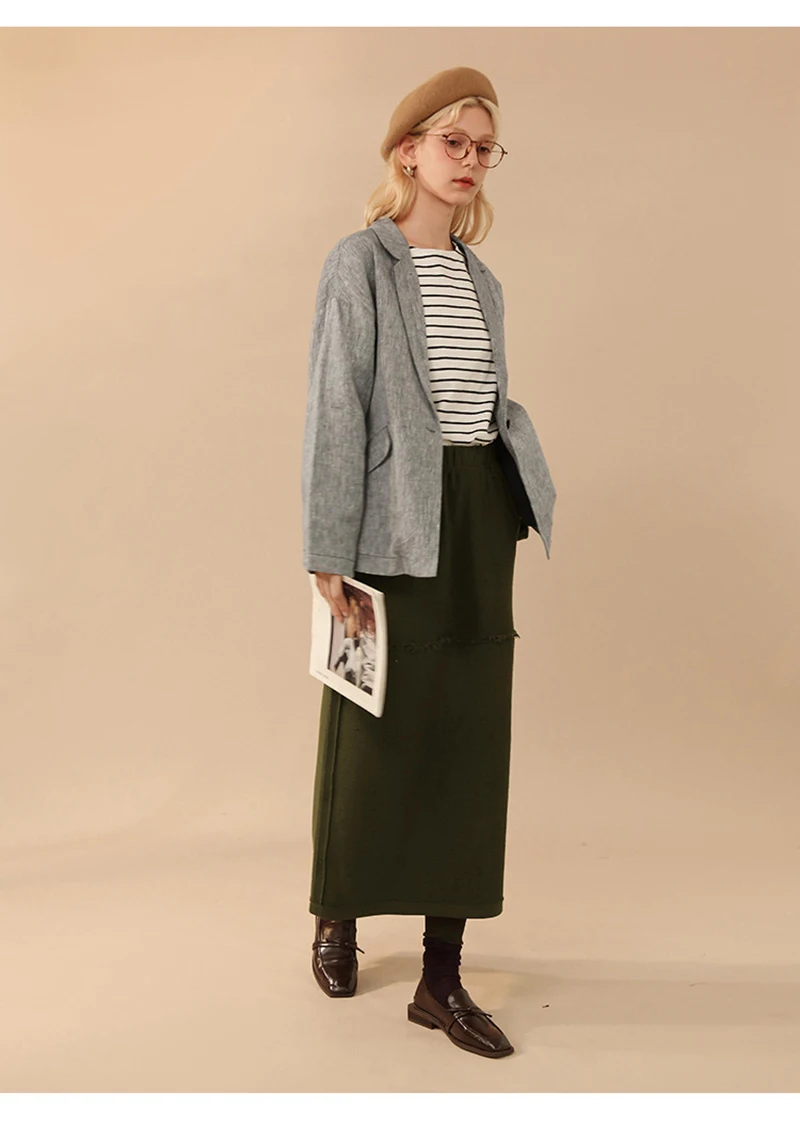 95% Cotton Women's T-Shirt Vinatge Striped Long Sleeve Tees Harajuku Basic Streetwear Tops Ropa Mujer Camisetas