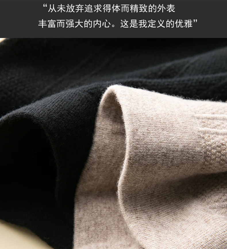100% Pure Wool Skirt Female Autumn and Winter Fashion Bag Hip Pure Color Knitted Cashmere SkirtFRSEUCAG Brand Wholesale