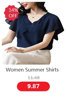 Office Lady Summer Blouse Women Chiffon Work Slim Shirts O-Neck Short Sleeve Tops Shirt Two Layer Ruffles Blusas Plus Size Tops