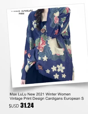 Amax LuluE 2026 Winter Ladies Harajuku Cartoon Knitwear Womens Fashion Printed Patchwork Leisure Sweaters Loose Punk Cardigans