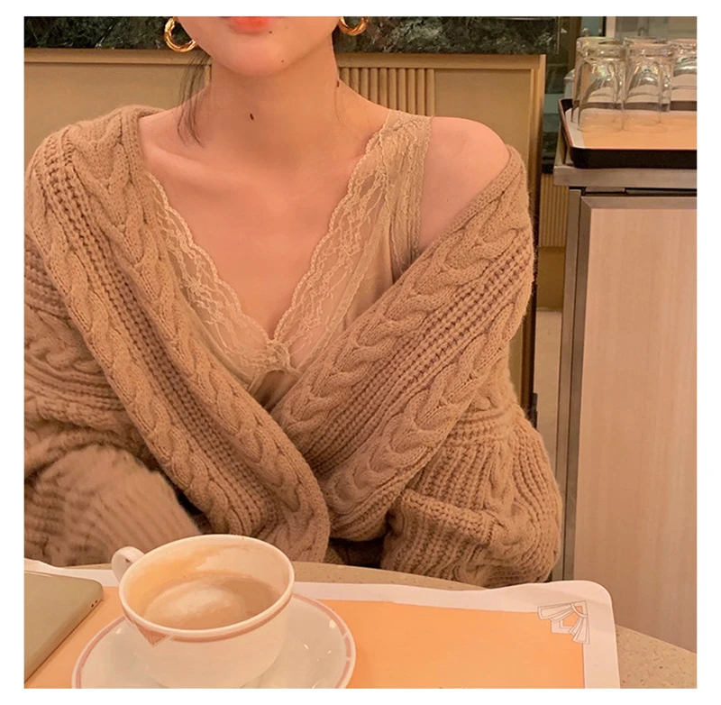 LMQ NEW Women Korean Casual Long Sweater Cardigan Soft Comfortable Solid Free Size Loose Long Sleeve Female Bat Sleeve Knitted