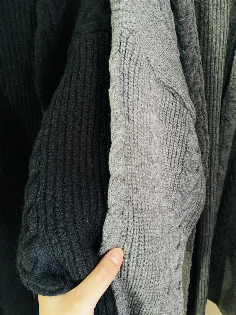 LMQ NEW Women Korean Casual Long Sweater Cardigan Soft Comfortable Solid Free Size Loose Long Sleeve Female Bat Sleeve Knitted
