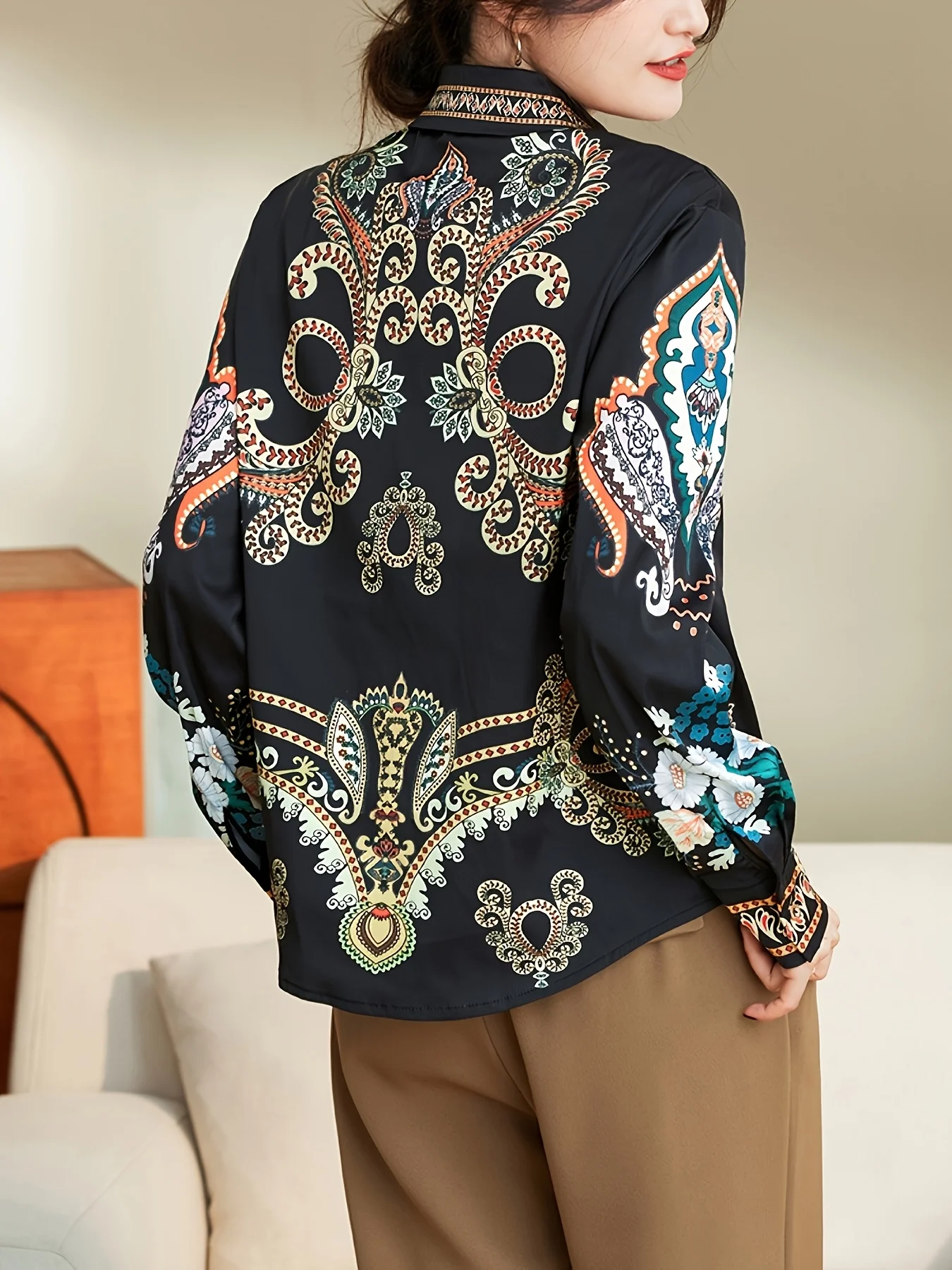 2025 Spring ladies shirts New elegant Women Blouses Long Sleeve Button-Down Tops blusa mujer