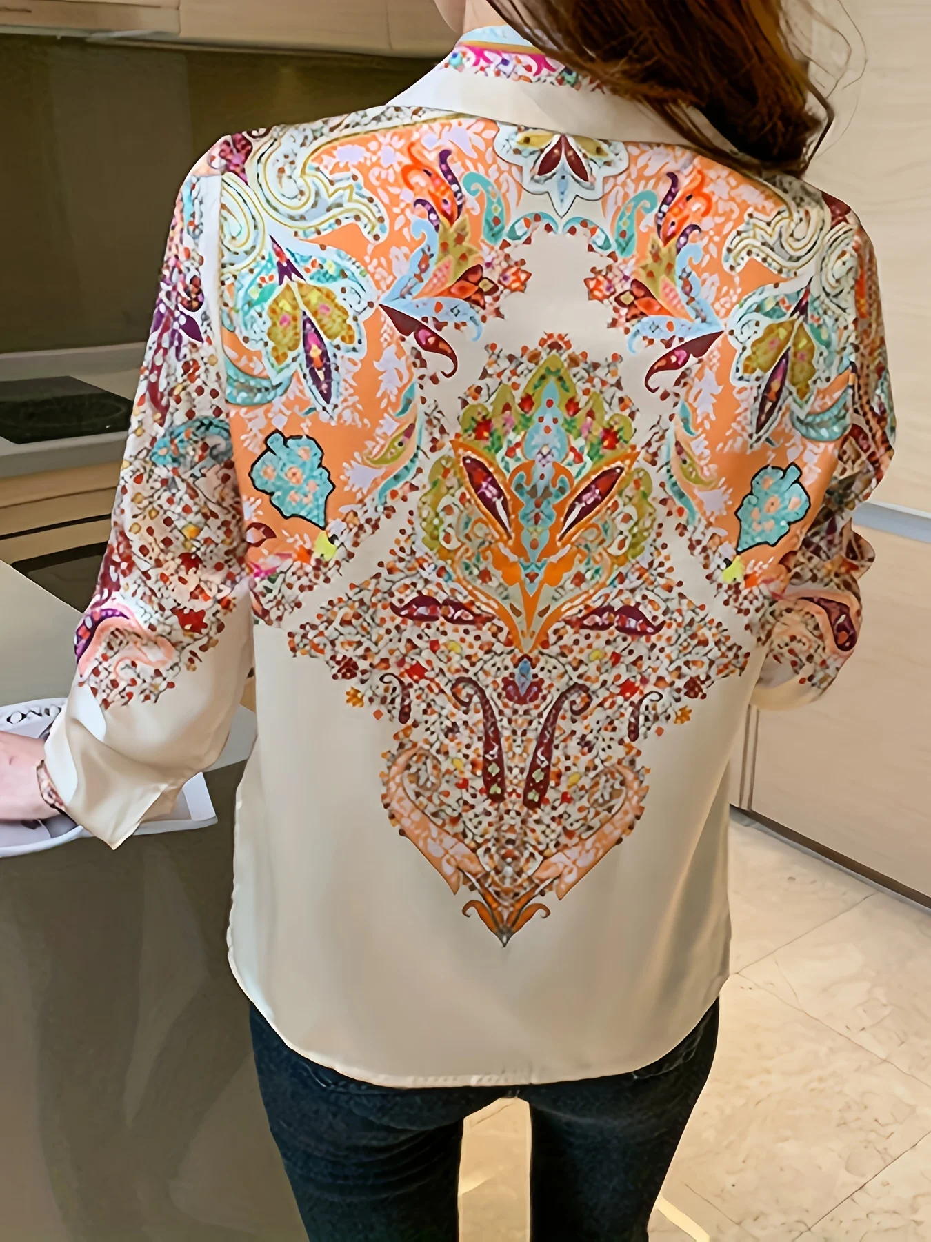 2025 Spring ladies shirts New elegant Women Blouses Long Sleeve Button-Down Tops blusa mujer