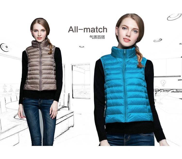 NewBang 9XL 8XL Women Sleeveless Coat Winter Ultra Light White Duck Down Vest Female Slim Vest Women's Windproof Warm Waistcoat