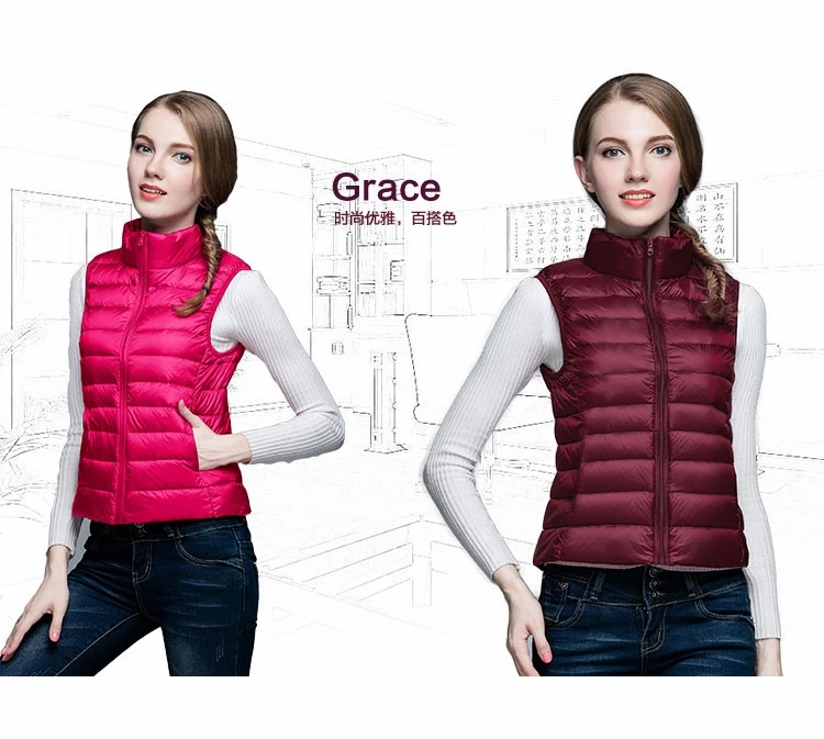 NewBang 9XL 8XL Women Sleeveless Coat Winter Ultra Light White Duck Down Vest Female Slim Vest Women's Windproof Warm Waistcoat