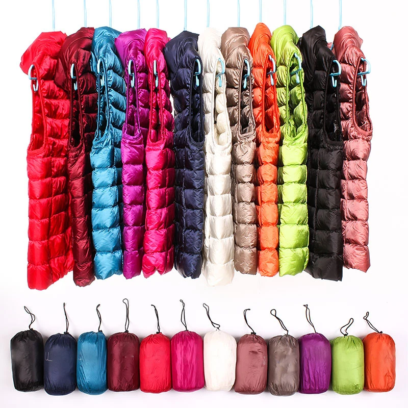 NewBang 9XL 8XL Women Sleeveless Coat Winter Ultra Light White Duck Down Vest Female Slim Vest Women's Windproof Warm Waistcoat