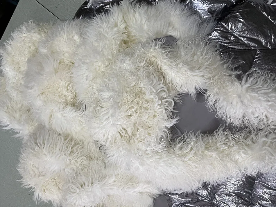 Maomaokong 2026 Women Winter Natural Real Fur Collar Thick White Duck Down Jacket Luxury Female Clothes Outerwear Puffer Coat
