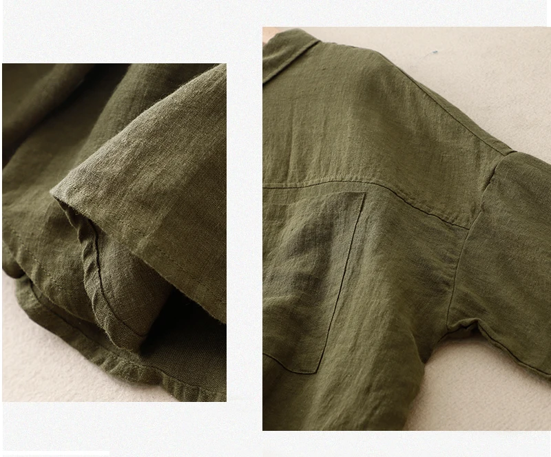 Women Long Sleeve Casual Shirt New Arrival 2023 Autumn Vintage Style Solid Color All-match Loose Female Cotton Tops Shirts B2936