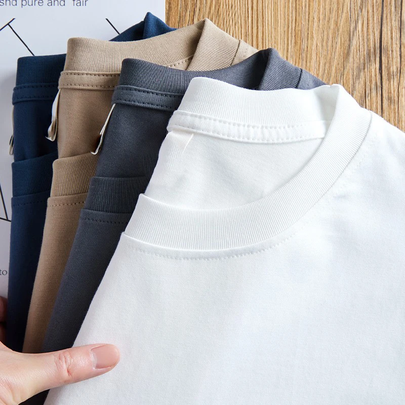 Hirsionsan 100% Cotton T Shirt Women 2024 Summer New Oversized Solid Tees Casual Basic Loose Tshirt Chic O Neck Female Tops