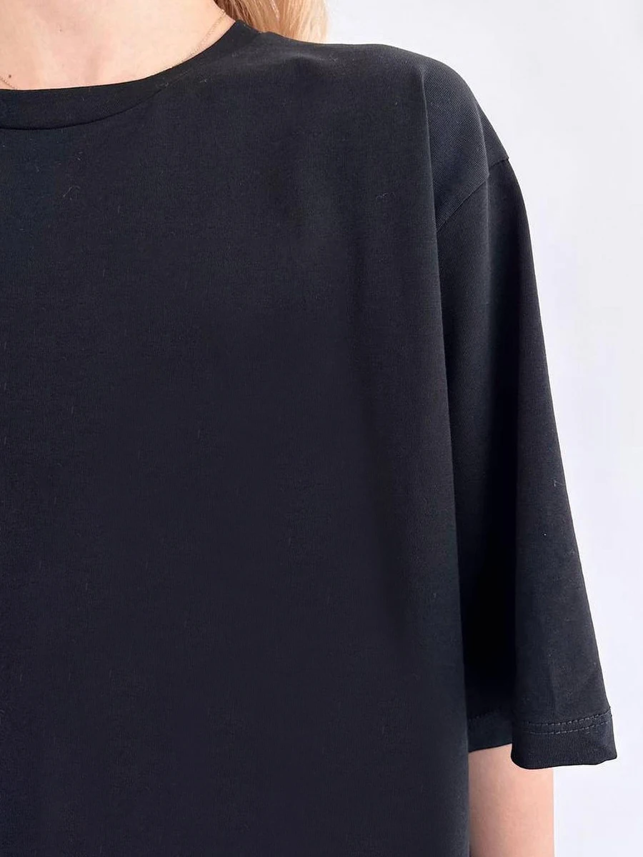 Hirsionsan 100% Cotton T Shirt Women 2024 Summer New Oversized Solid Tees Casual Basic Loose Tshirt Chic O Neck Female Tops