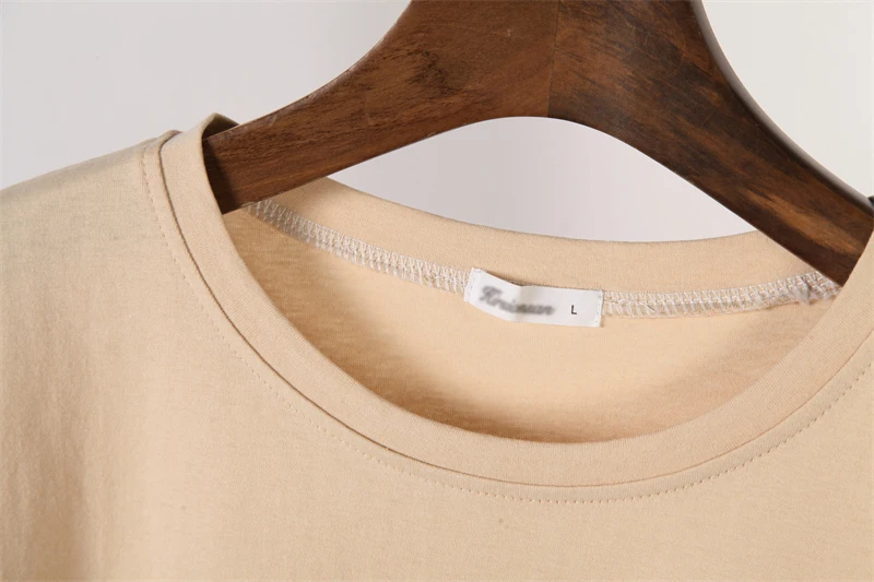 Hirsionsan 100% Cotton T Shirt Women 2024 Summer New Oversized Solid Tees Casual Basic Loose Tshirt Chic O Neck Female Tops