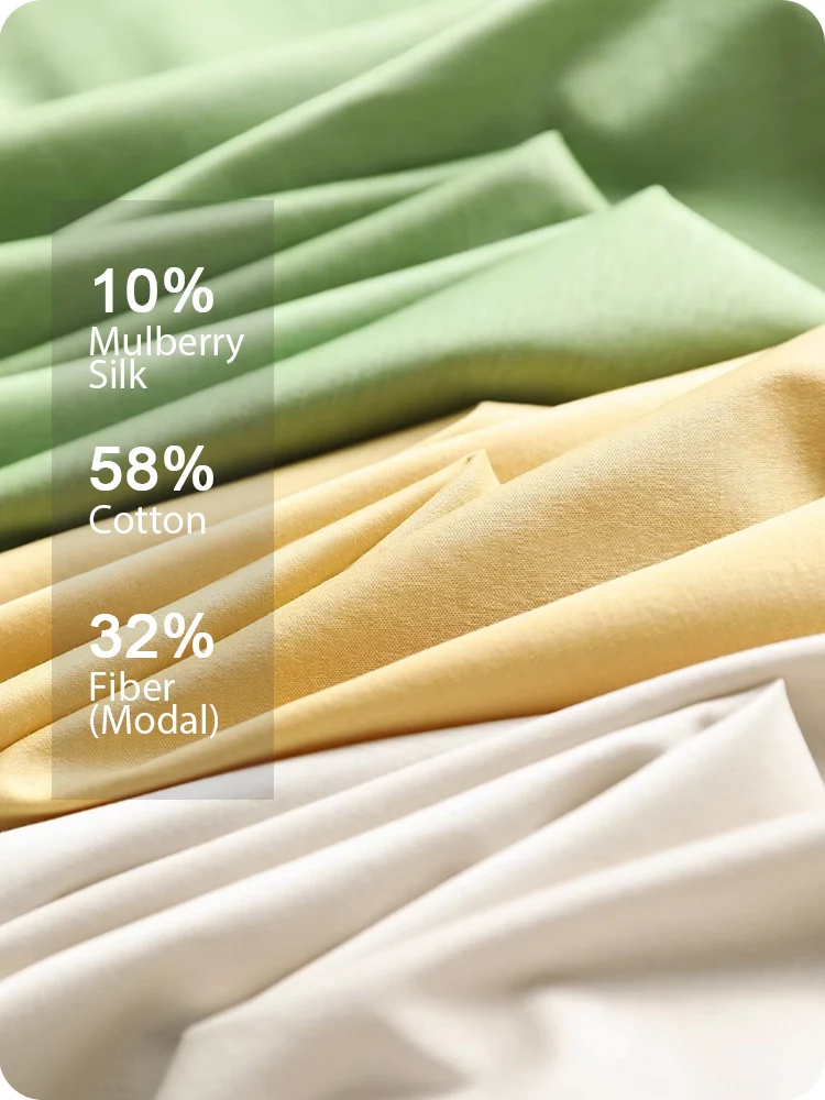 SuyaDream, Women Solid T Shirts, Silk Cotton Blend, Square Collar, Short Sleeved Tee, 2025 Summer Candy Colors Basic Cozy Top