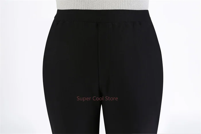 Woman Elegant Pants 140KG 5XL 7XL 8XL 9XL Plus Size Lady Straight Business Trousers Black Girl Stretched Office Formal Clothing