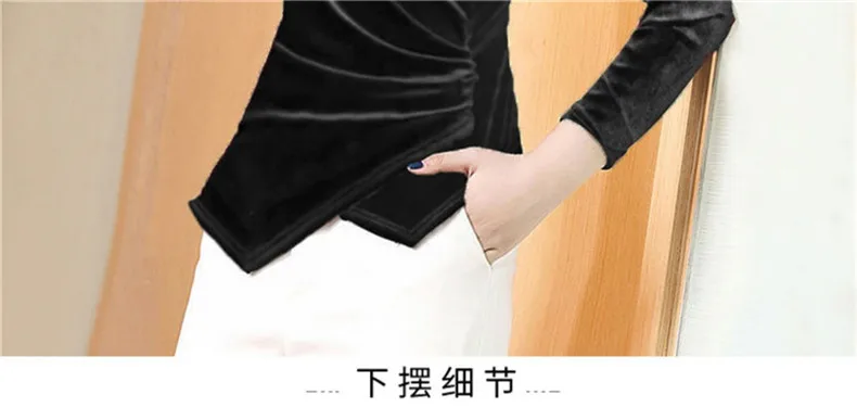 Women Blouse 2026 Autumn Gold Velvet Shirt Female Design, French Elegant Long-sleeved Retro Gold Velvet Jacket Female Blouses