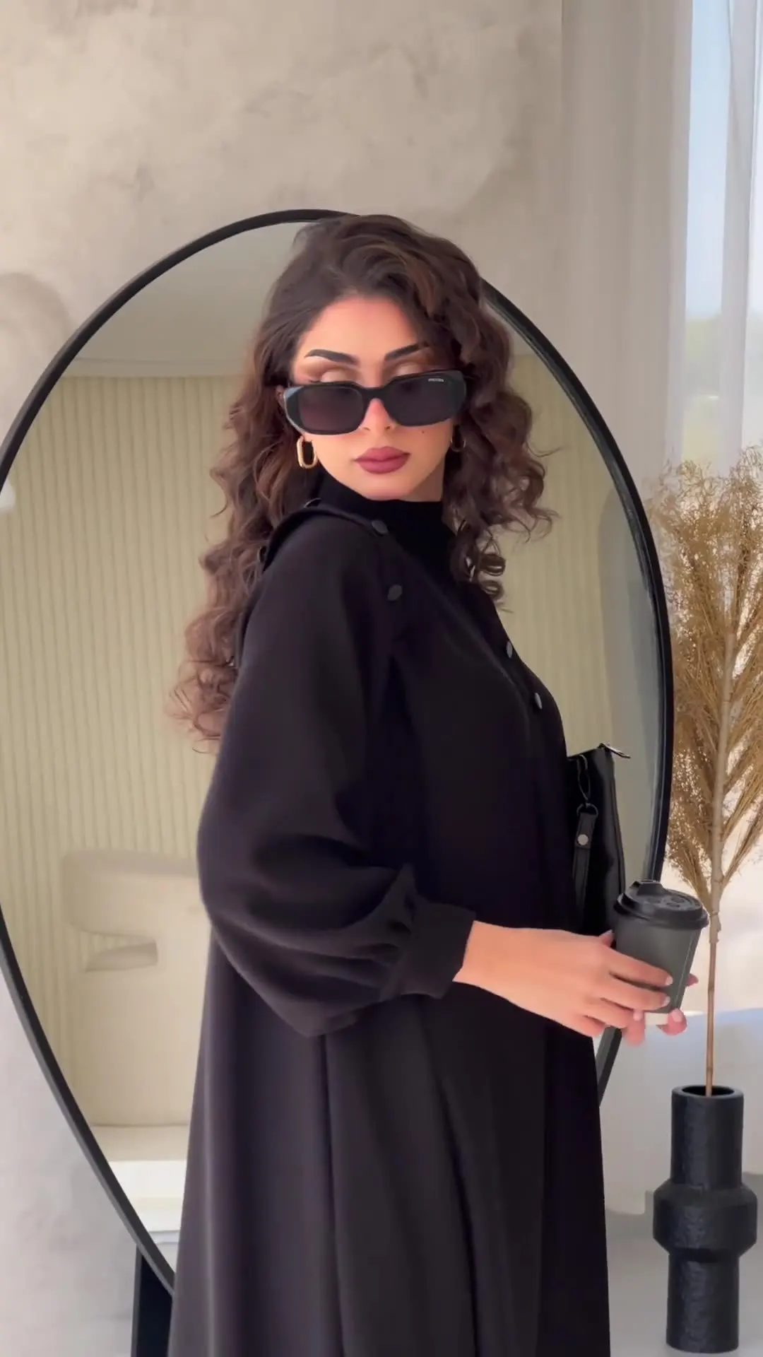 Long Abayas for Women Commuter Street Kaftan Plus Size Casual Abayas Solid Color Muslim Dress Women Musulmane Vestidos Largos