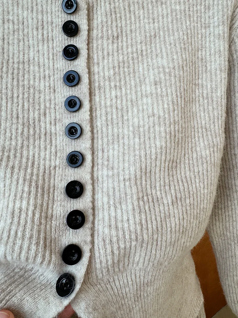 Women Two Pieces Suits O-Neck Knitted Cardigans With A-Line Long Skirt Winter Clothes Tops  Tracksuits Ladies Outfits